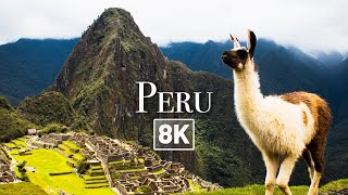 🤯  8K  WONDERS OF PERU in 8K by DRONE 8K Ultra HD8K Drone VideoRelaxing Music [upl. by Jakoba]