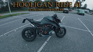 The Beast  Hooligan ride on my KTM Super duke 1290 RR LOUD SOUND [upl. by Azmah573]