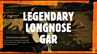 Legendary Longnose Gar  RED DEAD REDEMPTION 2 [upl. by Scopp]