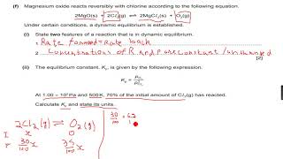 ASLevel Chemistry Equilibria Part 11 [upl. by Avon563]