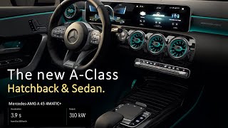 2021 Mercedes Benz Aclass Hatchback amp Sedan  Specifications Dimensions ExteriorampInterior reviews [upl. by Ifok922]