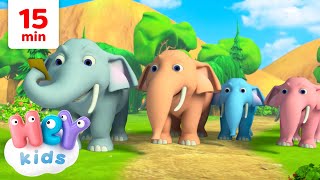 Gli Elefanti   Animali per Bambini  HeyKids Italiano  Canzoni Per Bambini [upl. by Sweet]