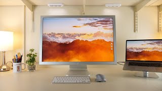 Using the Apple Cinema Display in 2021 How to connect with USBC MacBook Pro [upl. by Enelrahc]