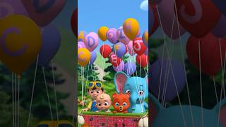 Learn ABCs Balloon Challenge 🎈 cocomelon shorts kidslearning [upl. by Essilevi459]