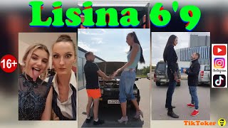 Ekaterina Lisina 69205cm Tik Tok  lisina15 TALLEST SUPERMODEL [upl. by Sherlocke]