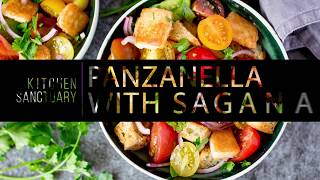 Panzanella Salad with Saganaki [upl. by Zadack63]