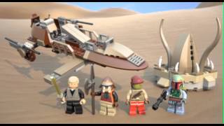 Desert Skiff  LEGO Star Wars  9496  Product Animation [upl. by Suzann]