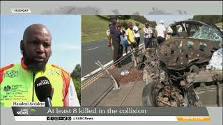 Mandeni Accident  At least 8 people killed [upl. by Fairweather]