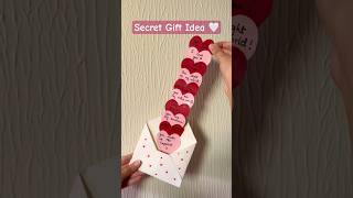 DIY Cute Gift Idea For BoyfriendGirlfriend 💓 papercrafts cardmaking diycrafts [upl. by Adnac]