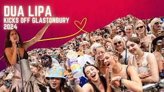 Glastonbury Festival 2024 Dua Lipas Unforgettable Performance [upl. by Ahsele]