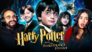 Our first time watching Harry Potter and the Sorcerers Stone 2001 blind movie reaction [upl. by Asirb619]