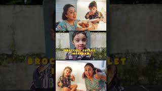 Lets eat Broccoli Cutlet pearlemaaney shorts nilasrinish [upl. by Kenlee]