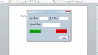 Use Stopwatch in Word [upl. by Suinuj615]