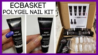 ECBASKET Polygel Nail Kit  LaShenny21Nails [upl. by Daht]