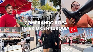 COMPRANDO ROPA INTERIOR EN TURQUÍA🇹🇷ME HICIERON MI EVALUACIÓN🥹mexicanaturquia turquia vlog [upl. by Ally121]