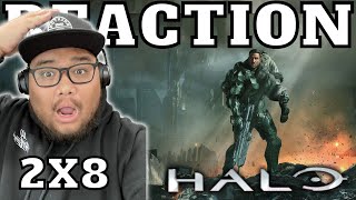 Halo 2x8 FINALE REACTION quotHaloquot [upl. by Ynattir559]