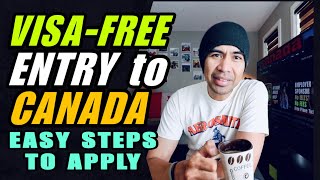 VISA FREE ENTRY TO CANADA  EASY STEPS TO APPLY By Soc Digital Media canada visafreetravel [upl. by Ytsud496]