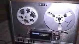 Playing an 8 track tape on a reel to reel machine [upl. by Earised]