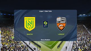 Nantes vs Lorient 07082024 Club Friendlies PES 2021 [upl. by Bruner]