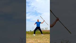 Kungfu china master 113Hướng dẫn múa gậy ngộ không棍王龙哥kungfu wingchun [upl. by Markland412]