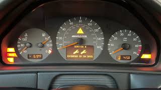 Mercedes W210 Facelift 20002002 How to Reset Service Indicator [upl. by Deacon]