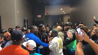 Floyd Mayweather vs John Gotti III fight  Chaos continues to erupt backstage High definition [upl. by Evania]