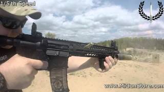 Full Auto AR15 Machine Gun ETS Magazine Dump [upl. by Airat357]