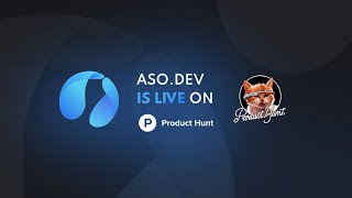 ASOdev quick overview for ProductHunt launch [upl. by Anileh]