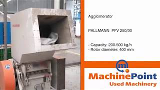 PALLMANN PFV 25030 Used AGGLOMERATOR  MachinePoint [upl. by Enirod695]