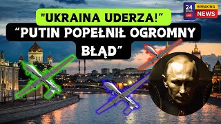 Trudna noc żołnierzy w Rosji Ukraińskie drony ruszyły na Moskwę WOJNA ROSJAUKRAINA [upl. by Richma]