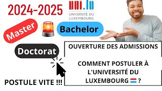 🇱🇺🚨 URGENT IMMIGRE AU LUXEMBOURG EN 2024  PERMIS DÉTUDE LUXEMBOURG COMMENT POSTULER [upl. by Jenda177]