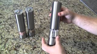 Automatic Pepper Salt Grinder Mill  Stainless Steel [upl. by Rodnas558]