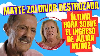 😢 Mayte Zaldívar VISIBILMENTE AFECTADA comparte la ÚLTIMA HORA sobre el ingreso de Julián Muñoz 🏥 [upl. by Dott]