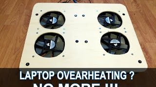 ✔️SOLUTION TO ANY OVERHEATING LAPTOP  DIY COOLING PAD MADE FROM WOOD [upl. by Kassia]