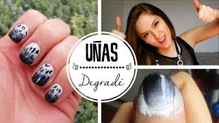 Uñas en Degrade  Manchas Leopardo  Kika Nieto [upl. by Nylram]