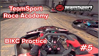 BIKC Practice in TeamSport Dunstable Race Academy 5 [upl. by Haswell854]