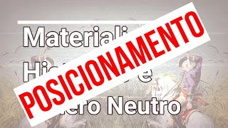 Materialismo Histórico e Gênero Neutro  VídeoResposta [upl. by Niccolo404]