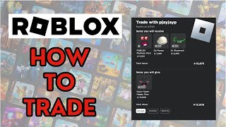 How to trade in Roblox 2024 [upl. by Haldis360]