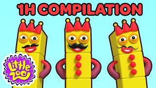 Learn to count read and have arty fun  Numberblocks Olive and Alphablocks  LittleZooTV [upl. by Ennayllek]