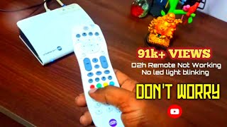 D2h Remote Not Working ll Unpaired Remote ll Pair Your D2h RF Remote 100 Works Perfectly Solved [upl. by Pirozzo189]