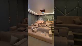 Home theater hometheater theater projector screen aashiyana interiors sofafabrics [upl. by Lynnette]