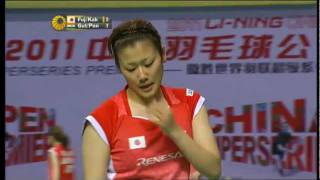 QF  WD  M FujiiR Kakiiwa vs J GuttaA Ponnappa  Li Ning China Open 2011 [upl. by Airotcivairam]