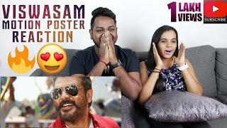 Viswasam Motion Poster Reaction  Malaysian Indian Couple  Ajith Kumar  Nayanthara [upl. by Nonnahs673]