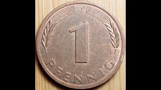 1 Pfennig 1982 Bundesrepublik Deutschland J II [upl. by Wiles]