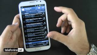 Samsung Galaxy Note 2 videoreview da Telefoninonet [upl. by Nnylarej873]