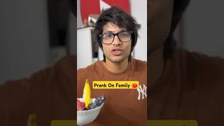 Vegetable Prank On Family 🤪  souravjoshivlogs prank funny shorts ajeetofficialvlogs [upl. by Ueik]