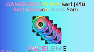 UYGUN FİYATLI GAMEFORCE 7r Pro Kasa Fanı 4lü Set İnceleme [upl. by Acirat]