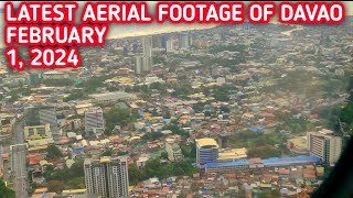 DAVAO CITY AERIAL VIEW IN URBAN AREA VIA AIRPLANE [upl. by Melissa]