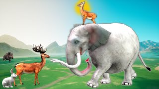 सफेद जंगल हाथी White Jungle Elephant Safed Jungle Hathi हिंदी कहनिया Hindi Kahaniya Moral Stories [upl. by Violante733]