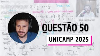 UNICAMP 2025  1ª Fase Prova QZ  Questão 50 [upl. by Aihsekal312]